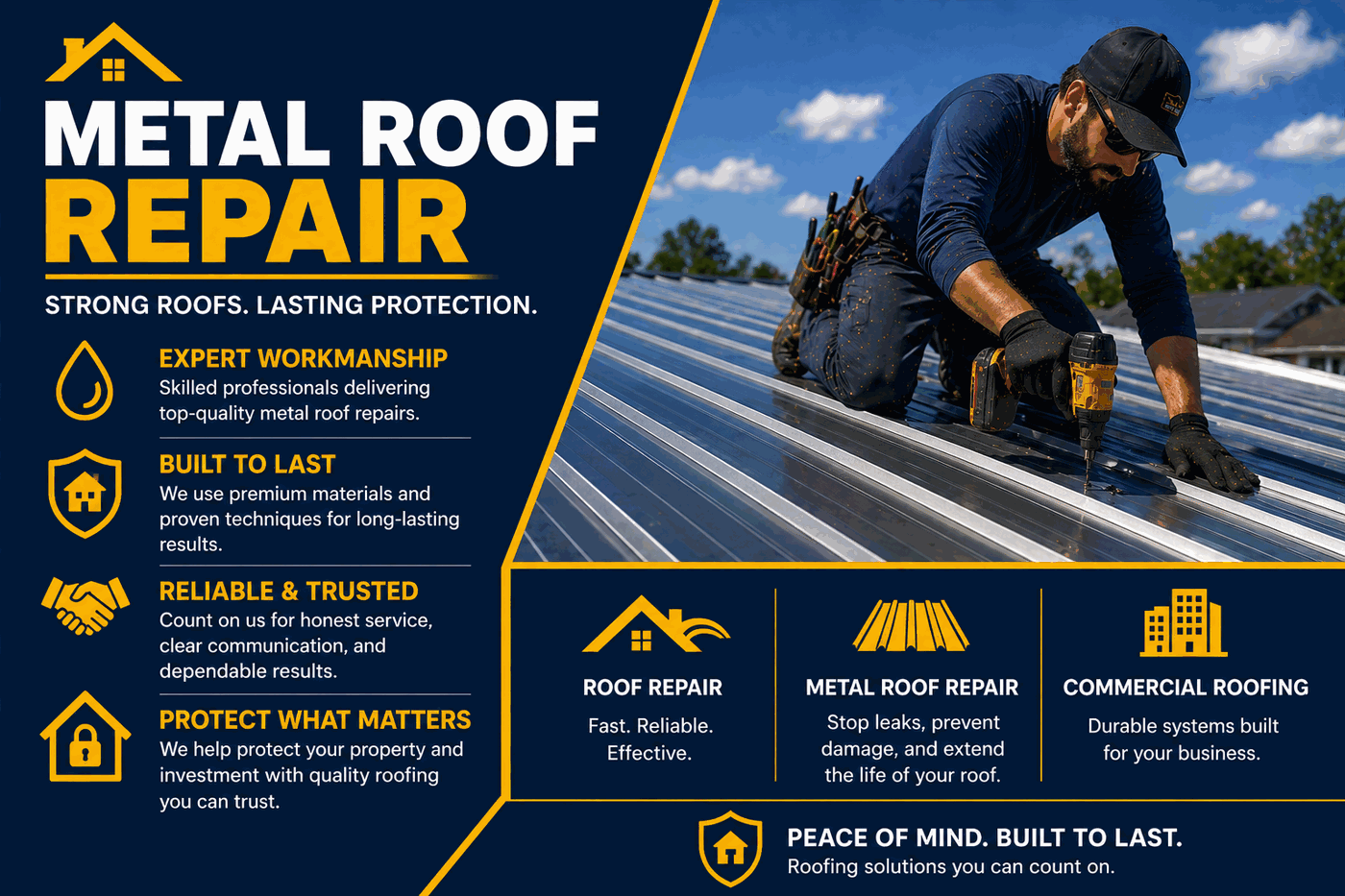 Metal Roof Repair Lake Forest