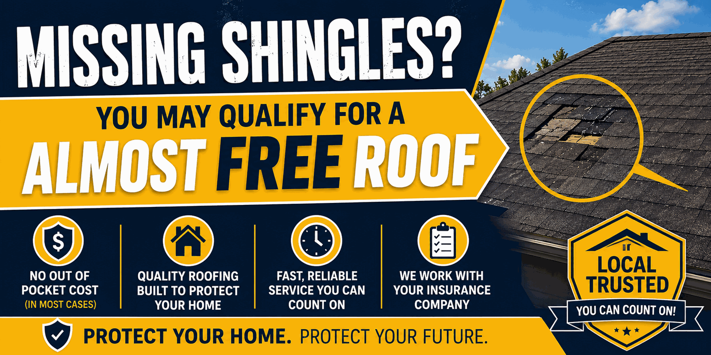 Missing shingles? You may qualify for an almost free roof - Hawthorne