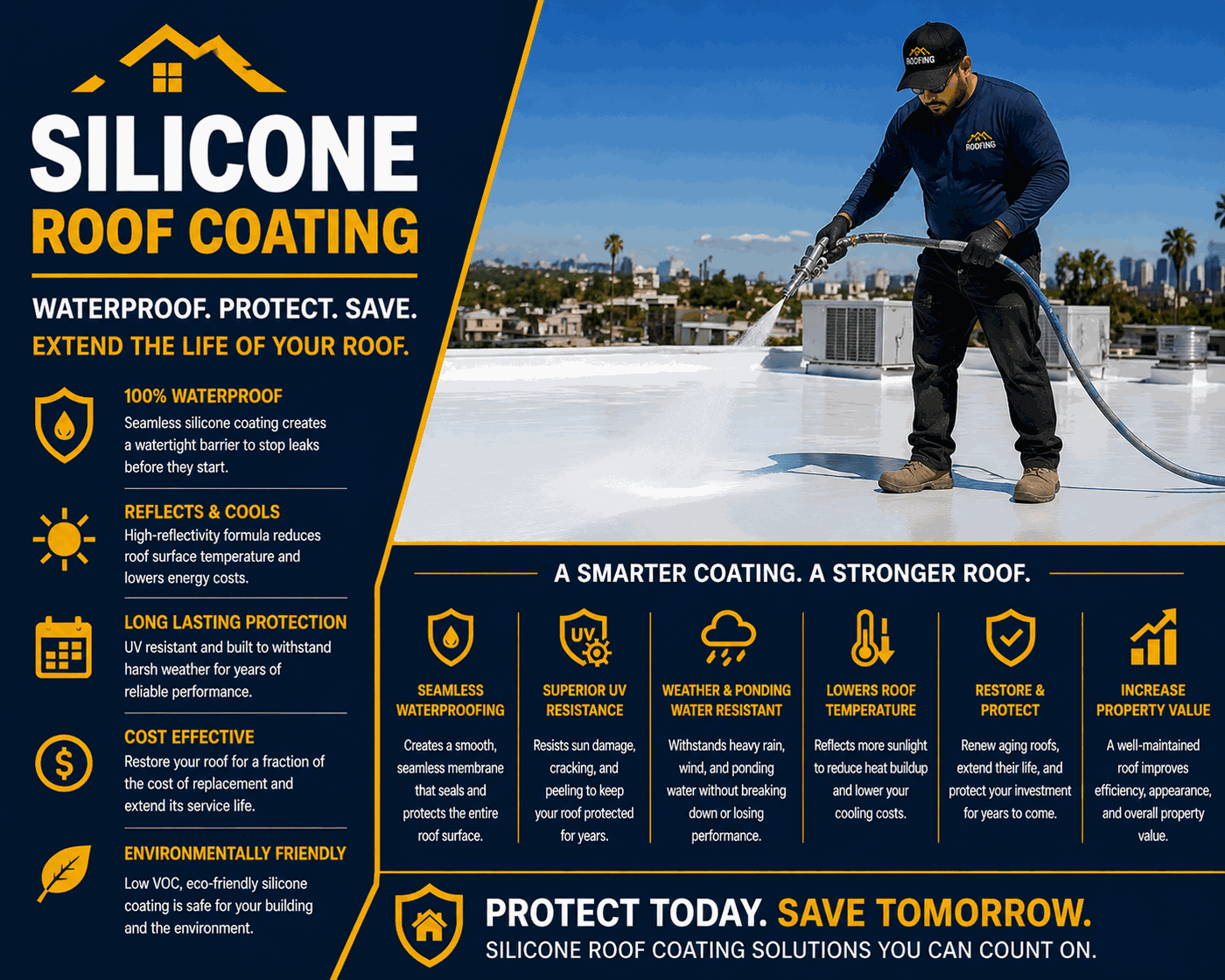 Silicone Roof Coating Santa Monica roof inspection